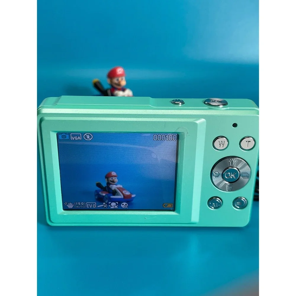 Vivitar VEC S124 PopSnap Digital Camera Teal Green Compact Point and Shoot Y2K